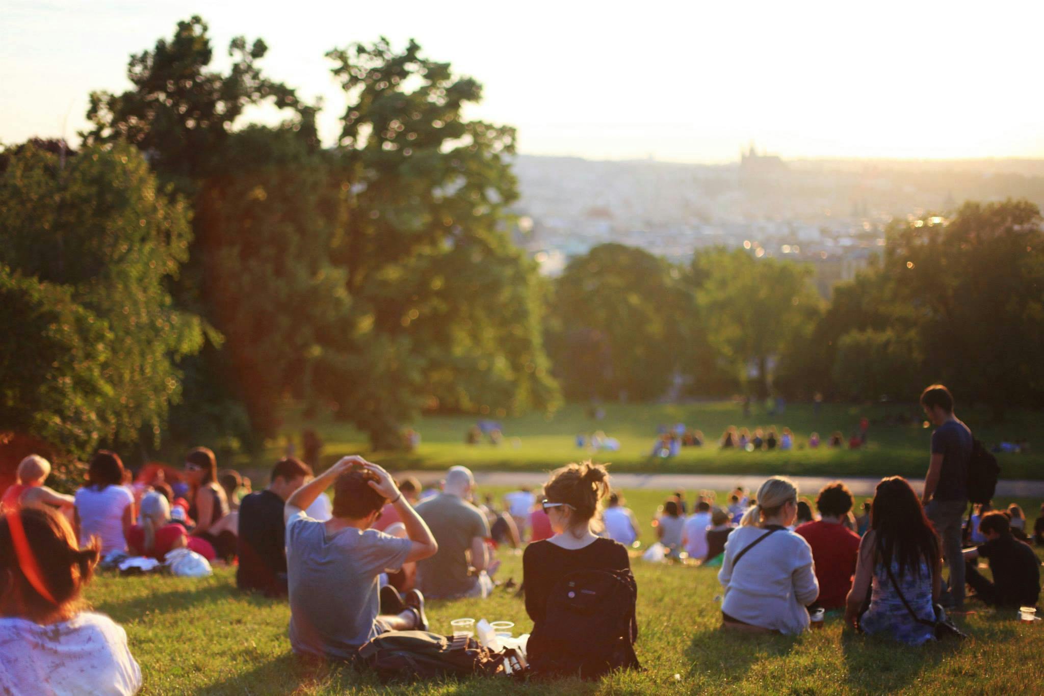 People enjoying clean outdoor air - indoor air quality solutions